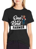 One of a Kind Farmer Graphic T-Shirt