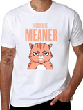 I Could Be Meaner Cat T-Shirt