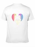 Wolf Heart Tee - Black Graphic T-Shirt