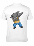 Dabbing Elephant Graphic T-Shirt - Trendy & Fun!
