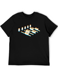 Retro Foosball Player Graphic Tee