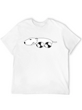 Cool Cartoon Dog Rolling T-Shirt