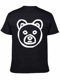 Bear Graphic Black Tee Shirt