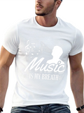 Music is My Breath Graphic Tee