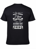 Accountant Mom Graphic T-Shirt
