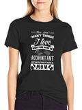 Accountant Mom Graphic T-Shirt
