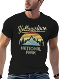 Yellowstone National Park Retro Graphic T-Shirt