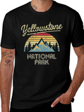 Yellowstone National Park Retro Graphic T-Shirt