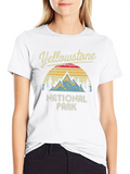 Yellowstone National Park Retro Graphic T-Shirt