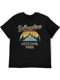 Yellowstone National Park Retro Graphic T-Shirt
