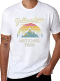 Yellowstone National Park Retro Graphic T-Shirt