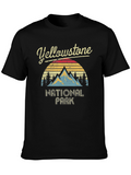 Yellowstone National Park Retro Graphic T-Shirt