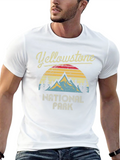 Yellowstone National Park Retro Graphic T-Shirt
