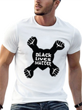Black Lives Matter Fist Graphic Tee