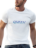 Queen Graphic Print Black T-Shirt