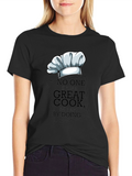 Chefs Hat T-Shirt - Great Cook Design