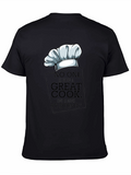 Chefs Hat T-Shirt - Great Cook Design