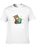 Save Earth Bengal Tigers Graphic T-Shirt