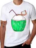 Coconut T-Shirt - Tropical Summer Vibes