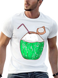Coconut T-Shirt - Tropical Summer Vibes