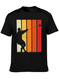 Retro Hammer Throw Silhouette T-Shirt