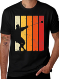 Retro Hammer Throw Silhouette T-Shirt