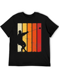 Retro Hammer Throw Silhouette T-Shirt