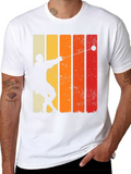 Retro Hammer Throw Silhouette T-Shirt