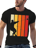 Retro Hammer Throw Silhouette T-Shirt