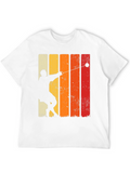 Retro Hammer Throw Silhouette T-Shirt