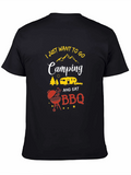 Camping BBQ T-Shirt: I Just Want to Go