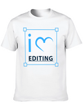I Love Editing Black T-Shirt
