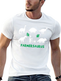 Farmer Saurus Black T-Shirt
