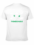 Farmer Saurus Black T-Shirt