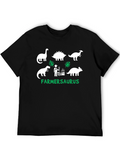 Farmer Saurus Black T-Shirt