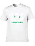 Farmer Saurus Black T-Shirt