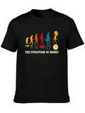 Evolution of Money Black T-Shirt