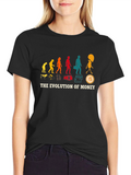 Evolution of Money Black T-Shirt