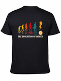 Evolution of Money Black T-Shirt
