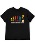 Evolution of Money Black T-Shirt