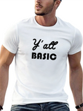 Yall Basic Black T-Shirt - Casual Wear