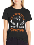 Trumpeter Superpower T-Shirt - Music Lover Tee