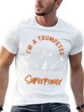 Trumpeter Superpower T-Shirt - Music Lover Tee
