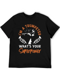 Trumpeter Superpower T-Shirt - Music Lover Tee