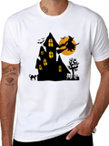 Halloween Witch Haunted House T-Shirt