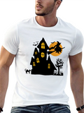 Halloween Witch Haunted House T-Shirt