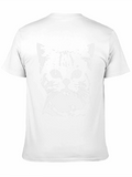 Inverted Cross Cat Graphic T-Shirt