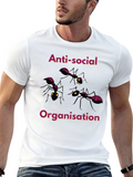 Anti-Social Organisation Graphic T-Shirt