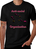 Anti-Social Organisation Graphic T-Shirt