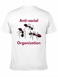 Anti-Social Organisation Graphic T-Shirt